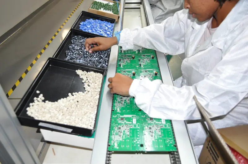 Factory assembly floor