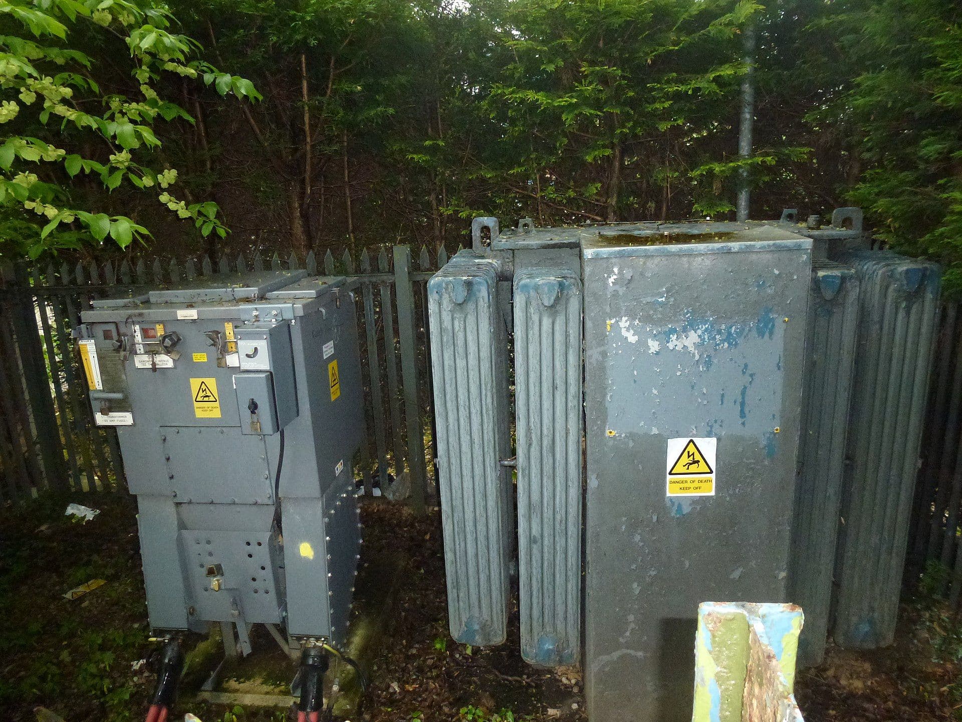 Substation switchgear and transformer — illustrative of distribution infrastructure where revenue losses occur